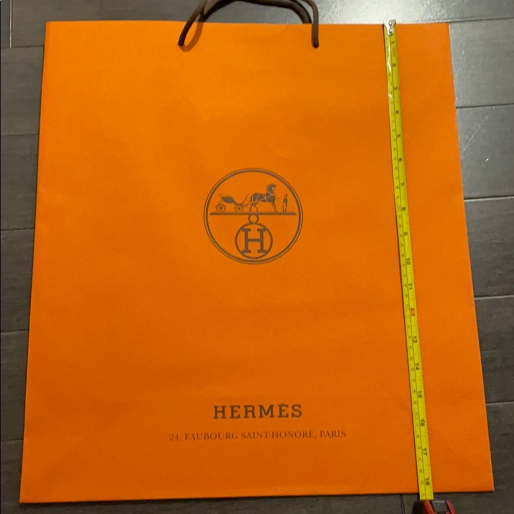 Authentic Hermès paper gift bag hermes large size